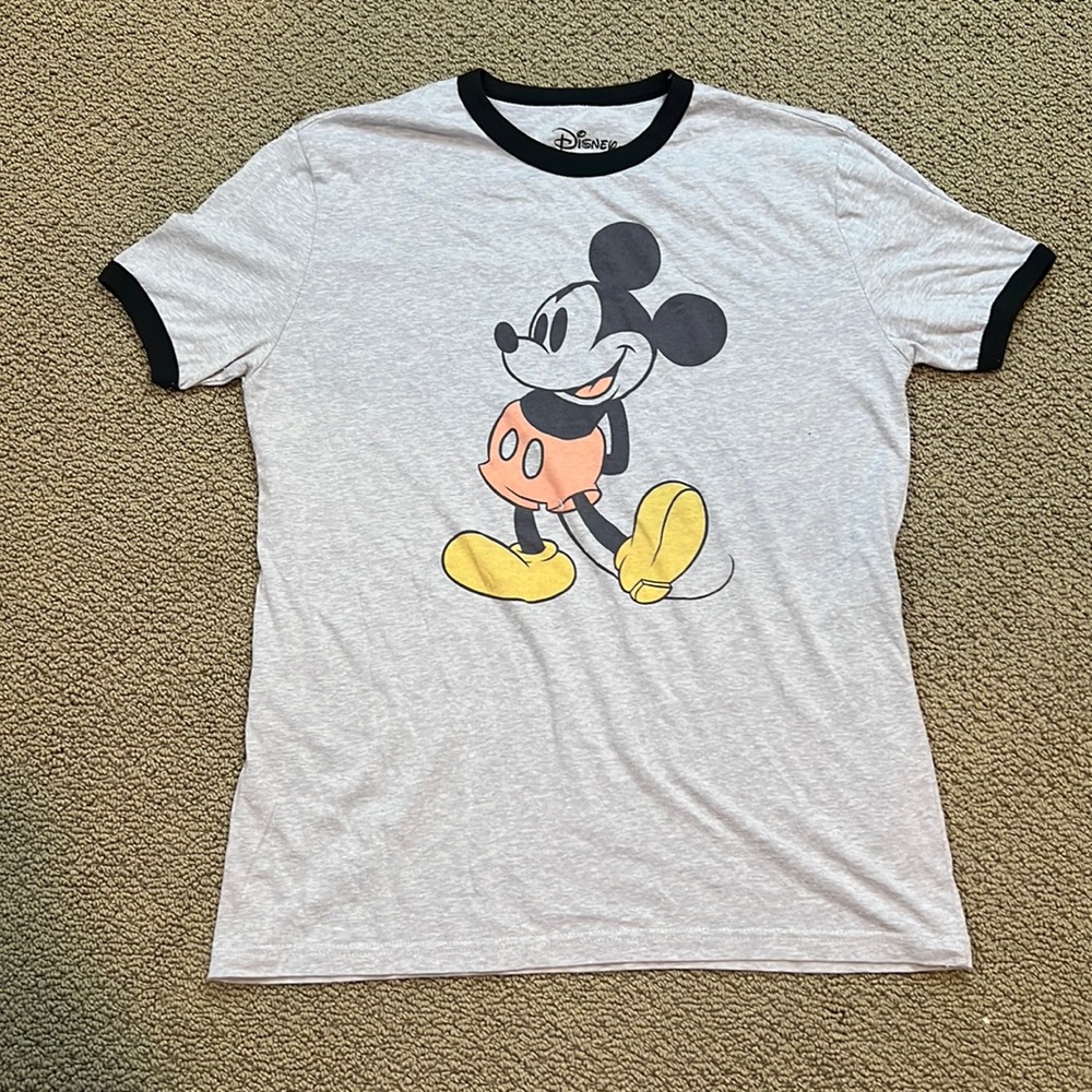 Classic Disney Mickey Mouse Men's T, Sz L